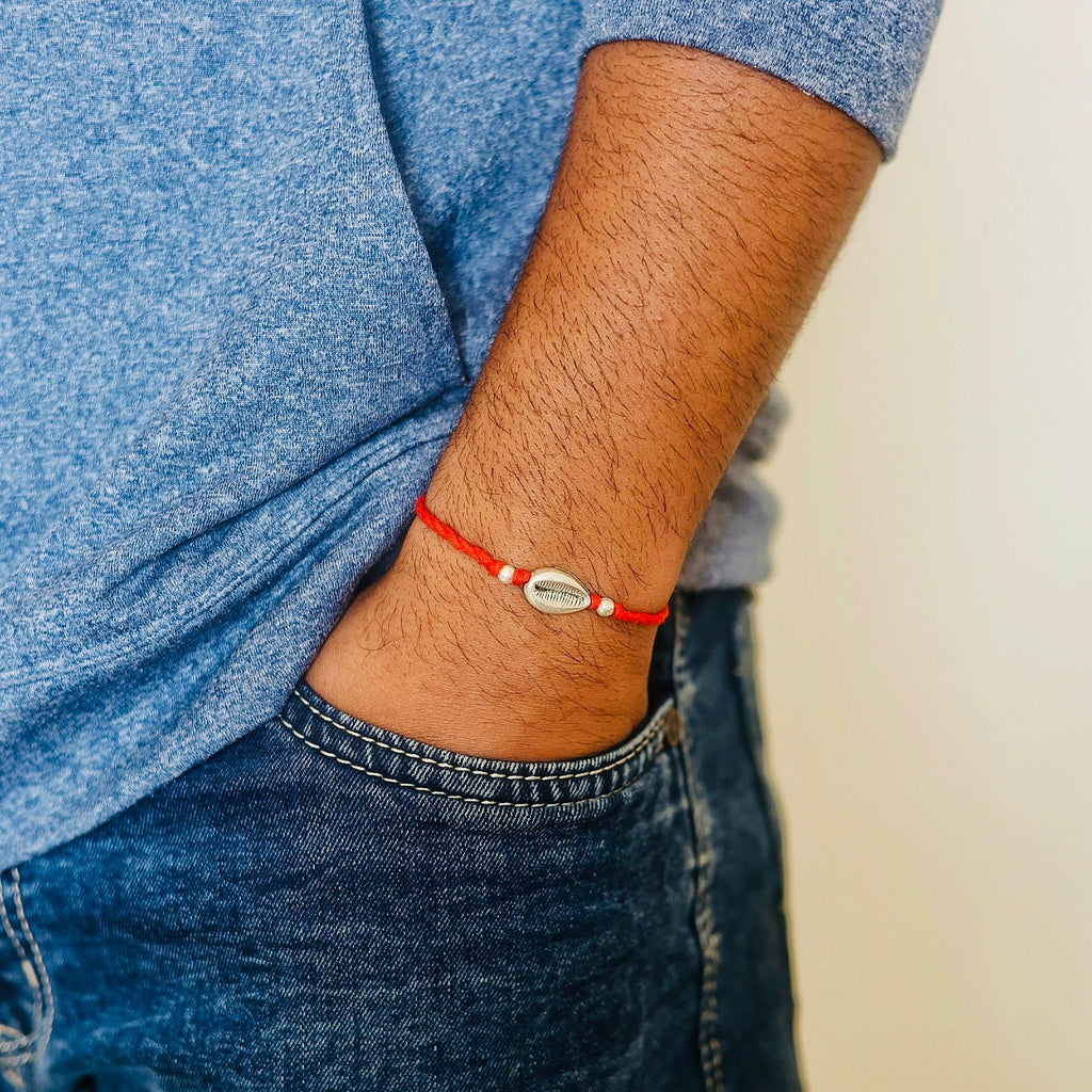 Silver Cowrie Rakhi - Smith JewelsRakhi