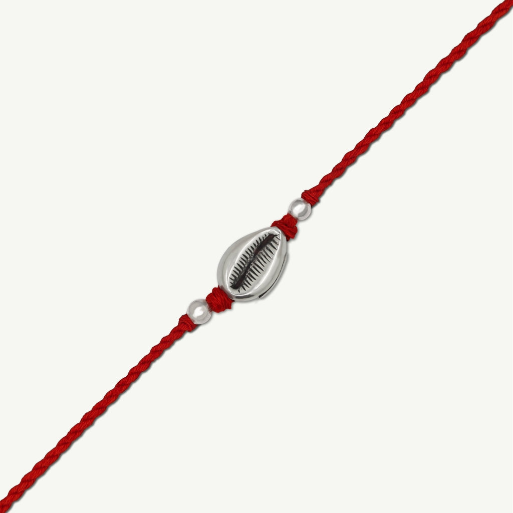 Silver Cowrie Rakhi - Smith JewelsRakhi