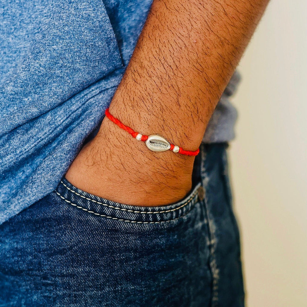 Silver Cowrie Rakhi - Smith JewelsRakhi