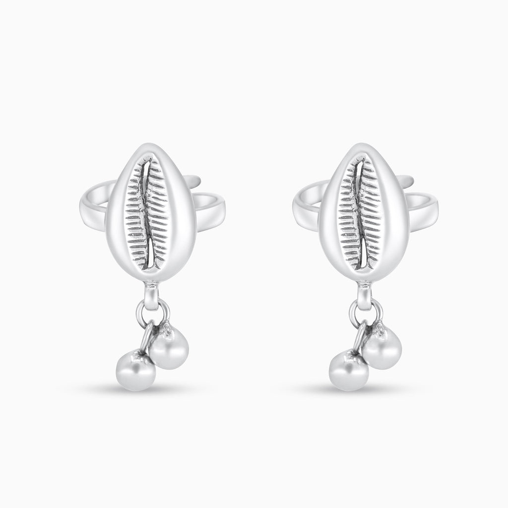 Silver Cowrie Toe - Rings (Pair) - Smith JewelsToering