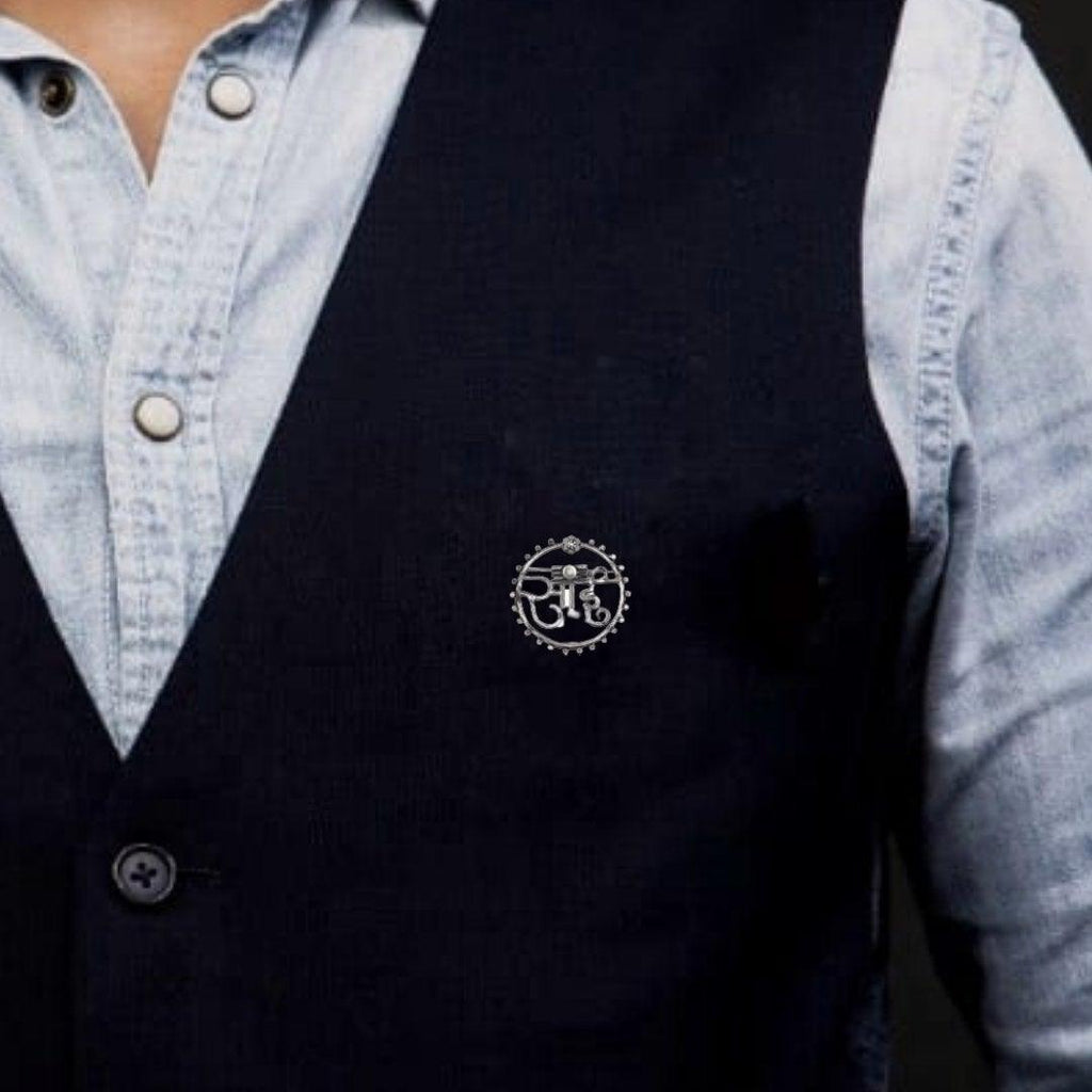 Silver Sai Name Brooch - Smith JewelsBrooch