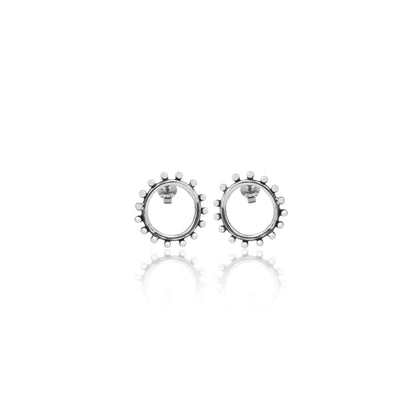 Silver Sun Earrings - Smith Jewels