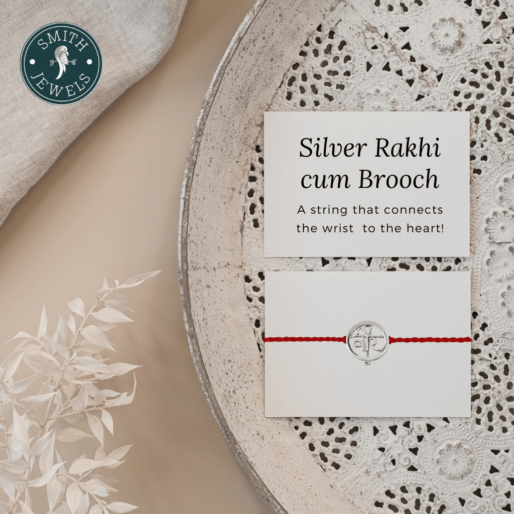 Silver Veer Rakhi cum Brooch - Smith JewelsRakhi