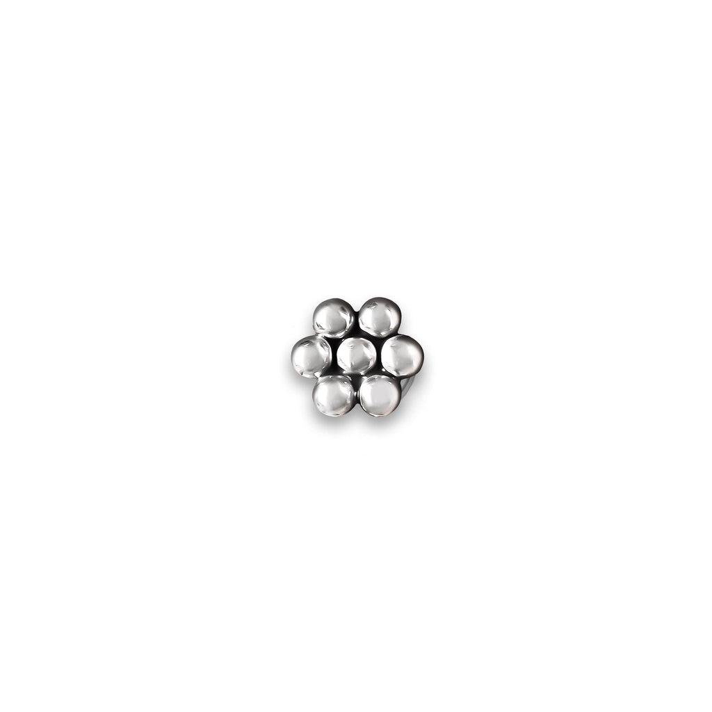 Simple Floral Nose Pin (wire or Clip-on) - Smith Jewels