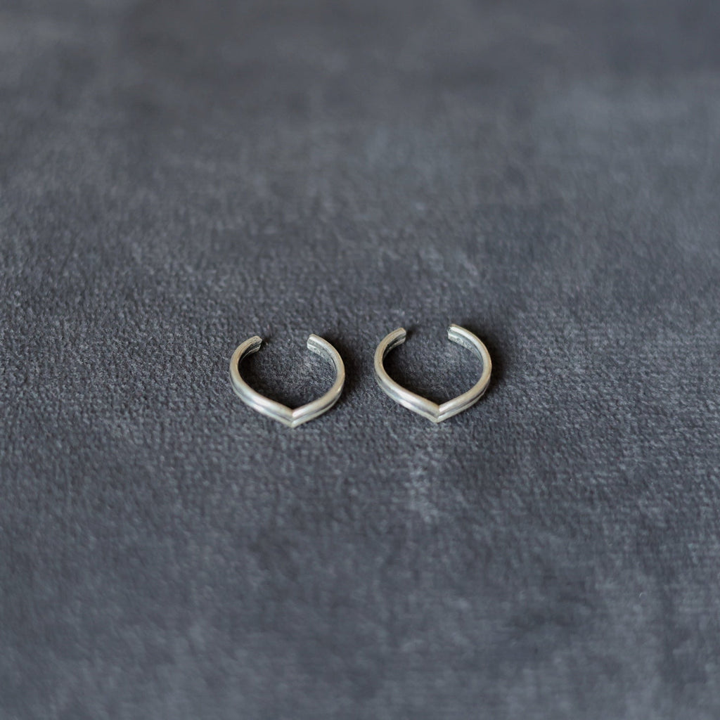 Stacked Chevron Toe - Rings (Pair) - Smith JewelsToering