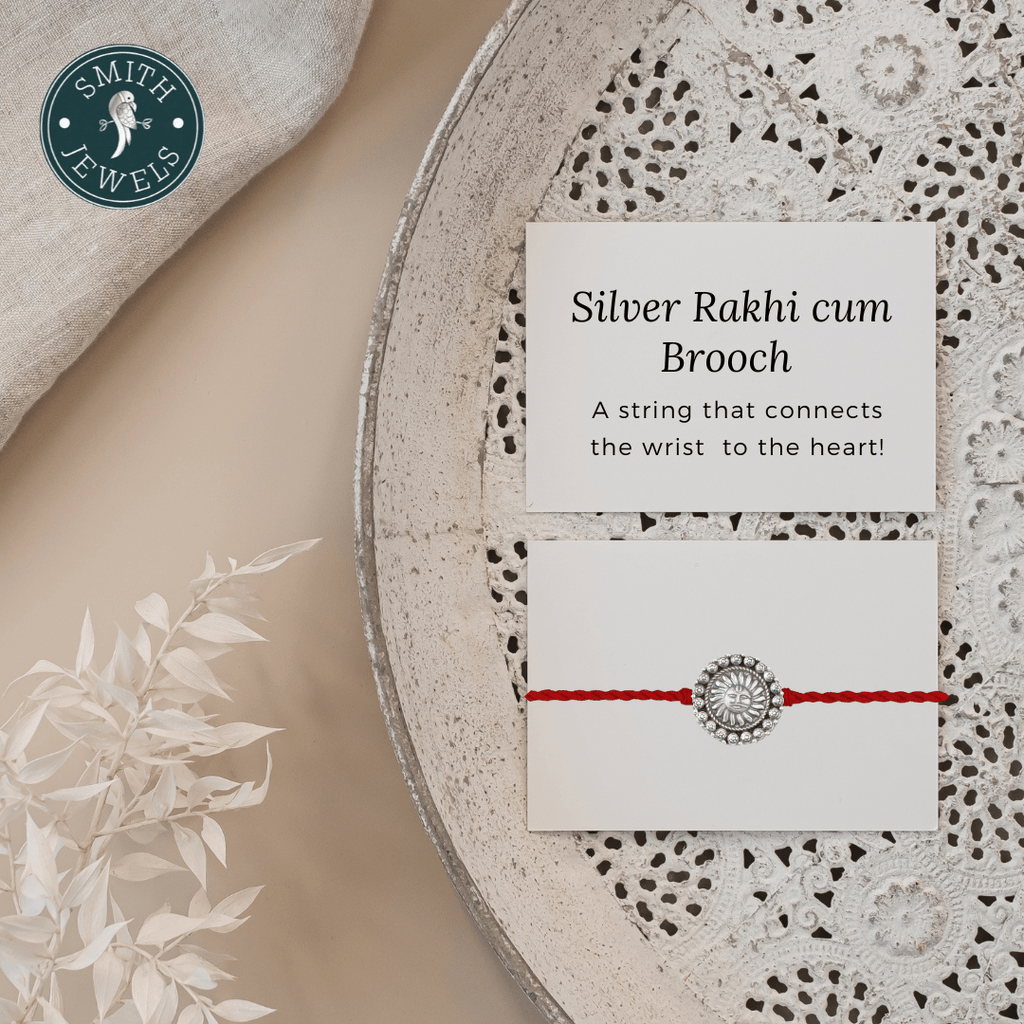 Suraj Rakhi cum Brooch - Smith JewelsRakhi
