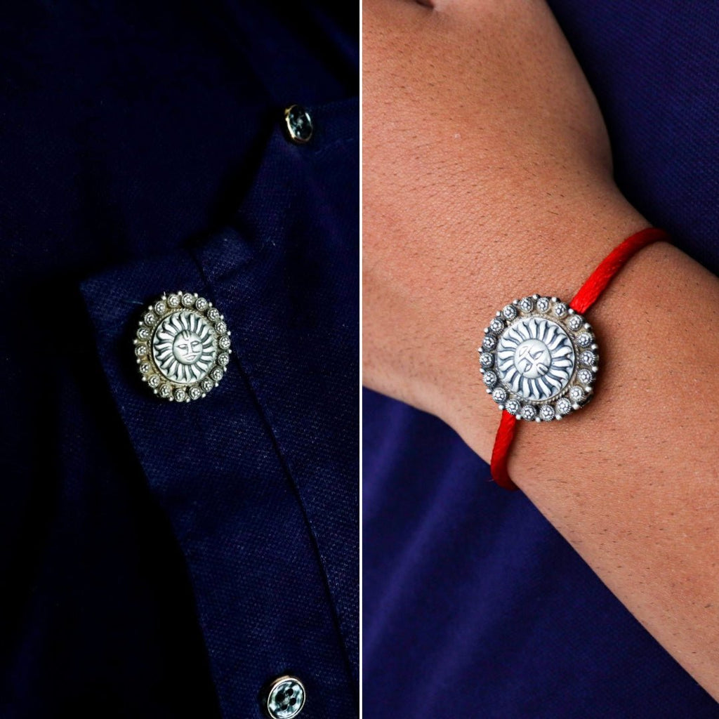 Suraj Rakhi cum Brooch - Smith JewelsRakhi