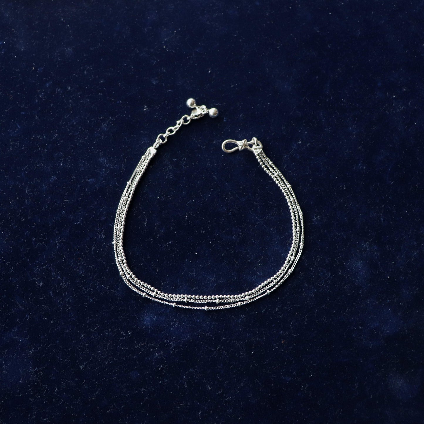 Tri Layered Anklet - Smith Jewels
