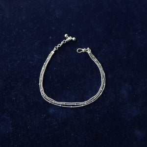 Tri Layered Anklet - Smith Jewels