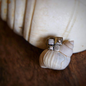 Tri Square Nose Pin (wire or Clip-on) - Smith Jewels