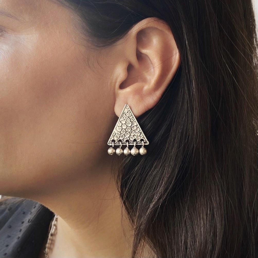 Triangle bell Earrings - Smith Jewels