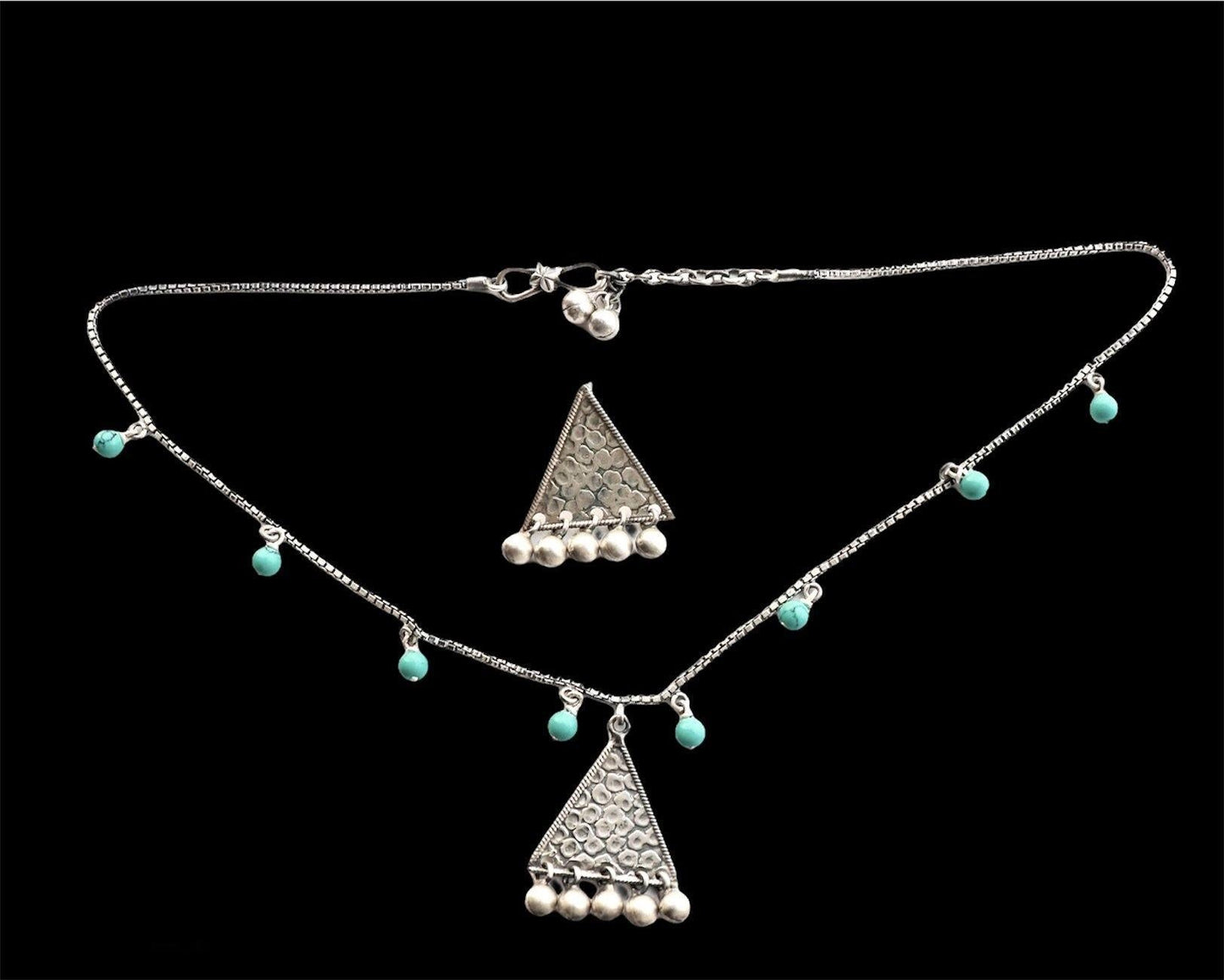 Triangle Bell Necklace Set - Smith Jewels