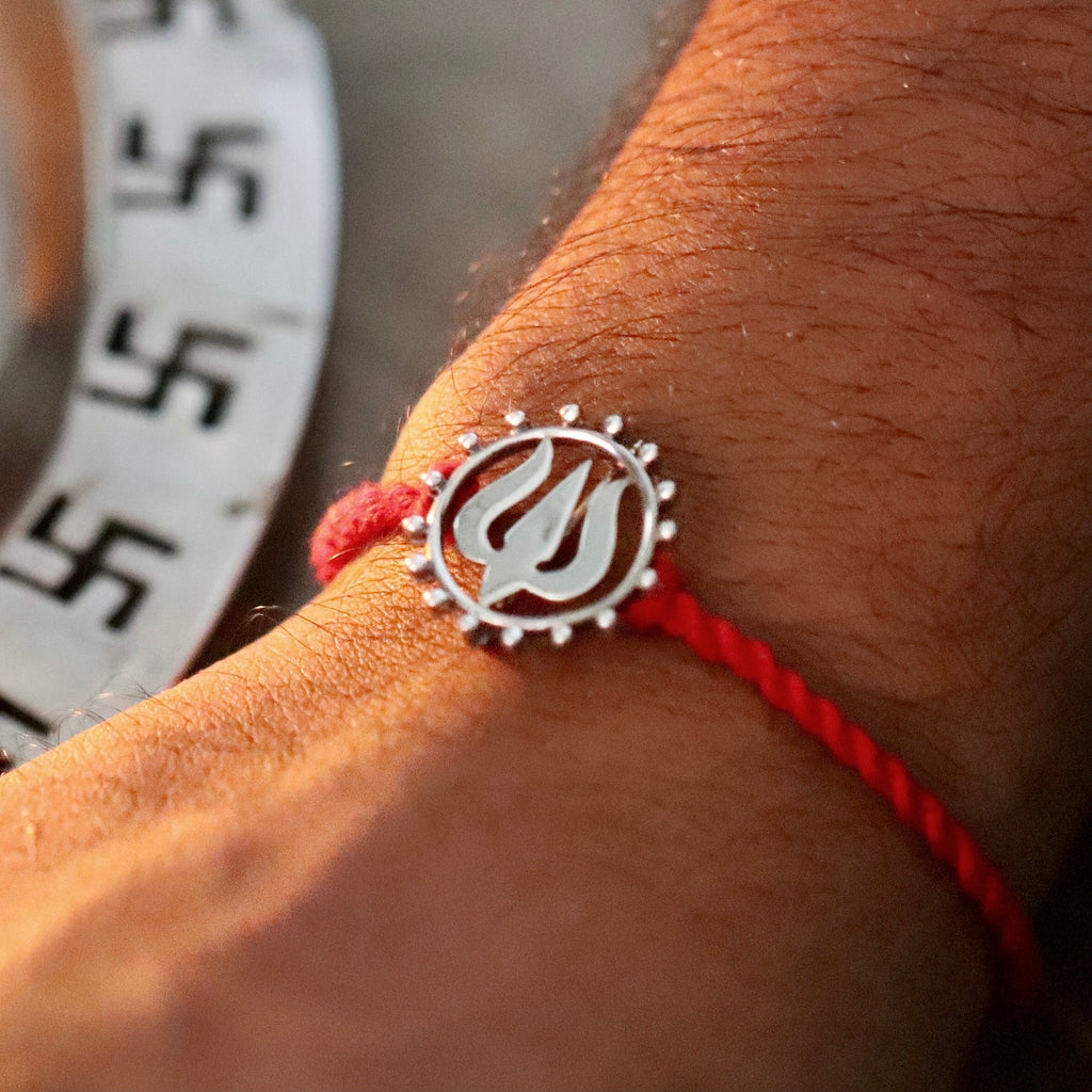 Trident Rakhi cum Brooch - Smith JewelsRakhi