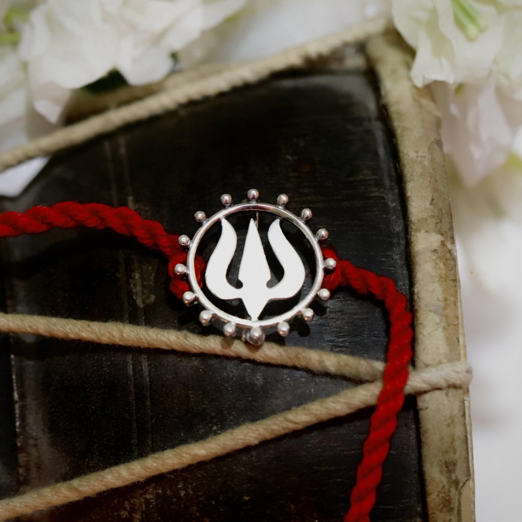 Trident Rakhi cum Brooch - Smith JewelsRakhi