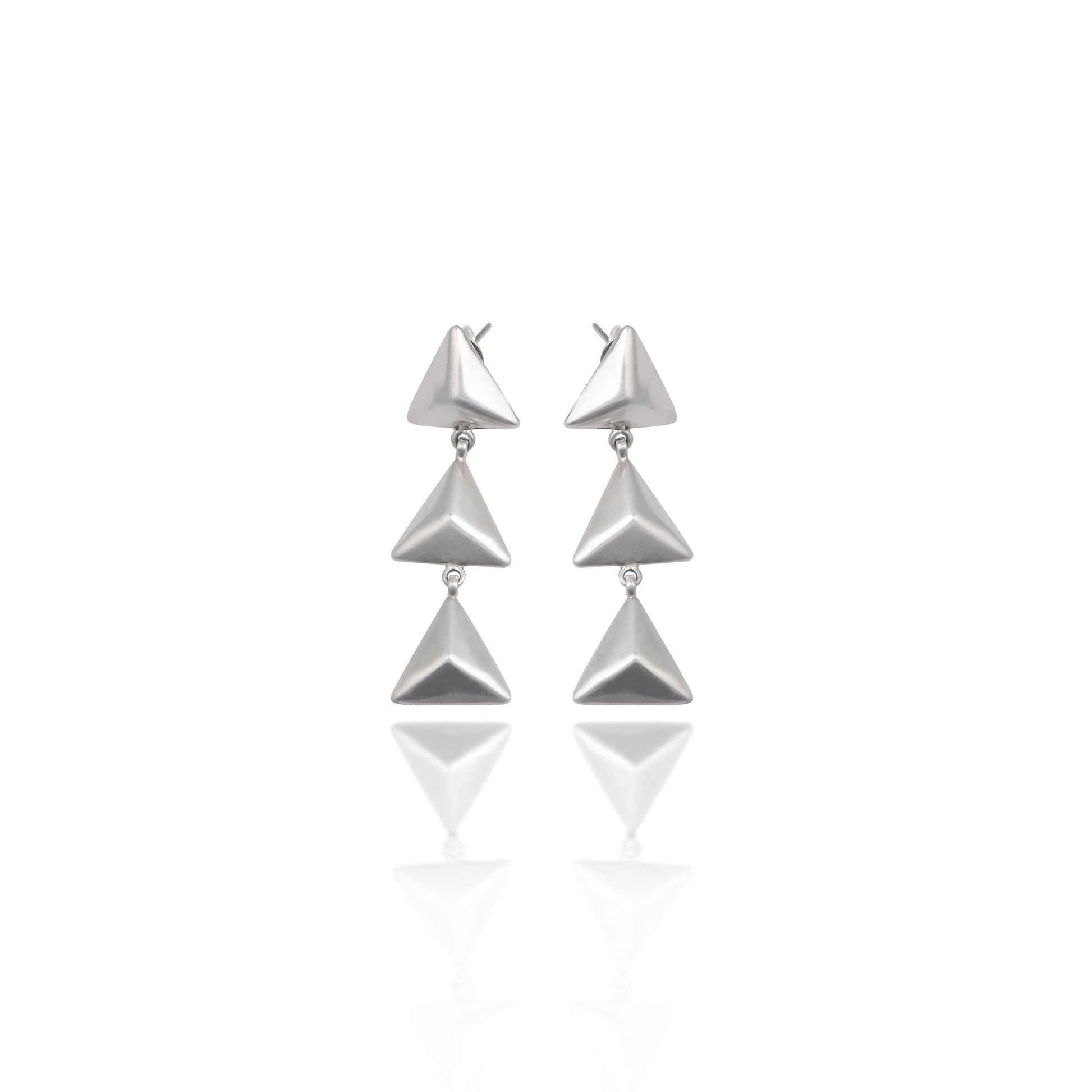 Triple pyramid Earrings - Smith Jewels