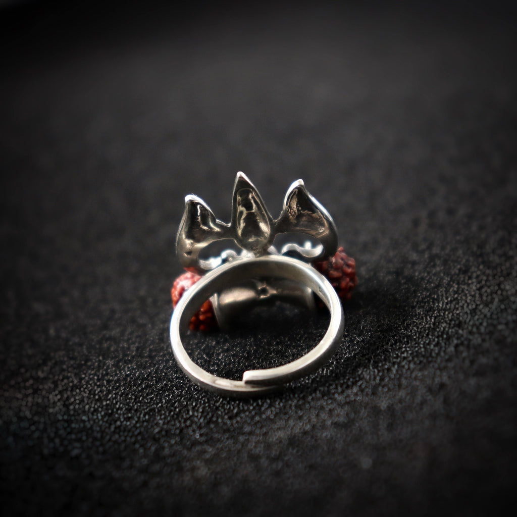 Trishul Damru Unisex Ring - Smith Jewels