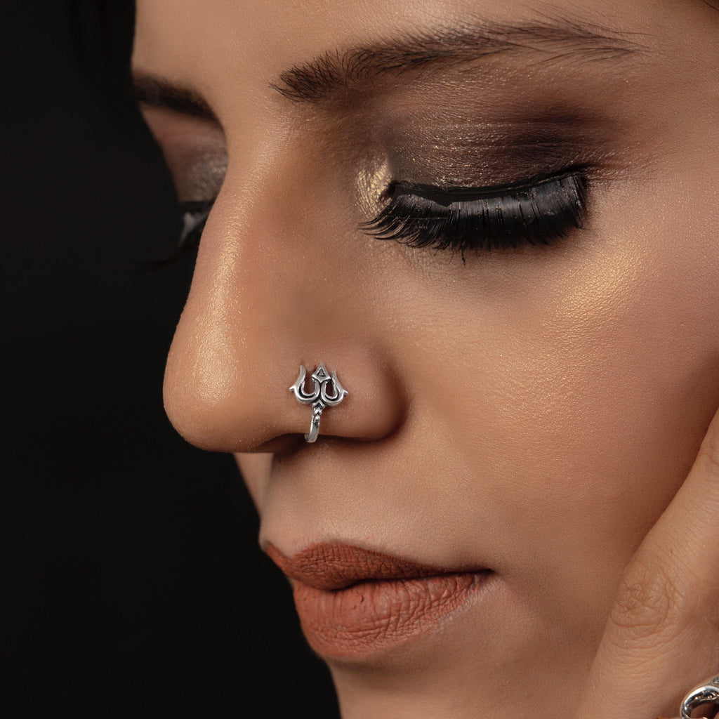 Trishul Nosepin (wire or Clip-on) - Smith Jewels