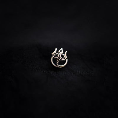 Trishul Nosepin (wire or Clip-on)