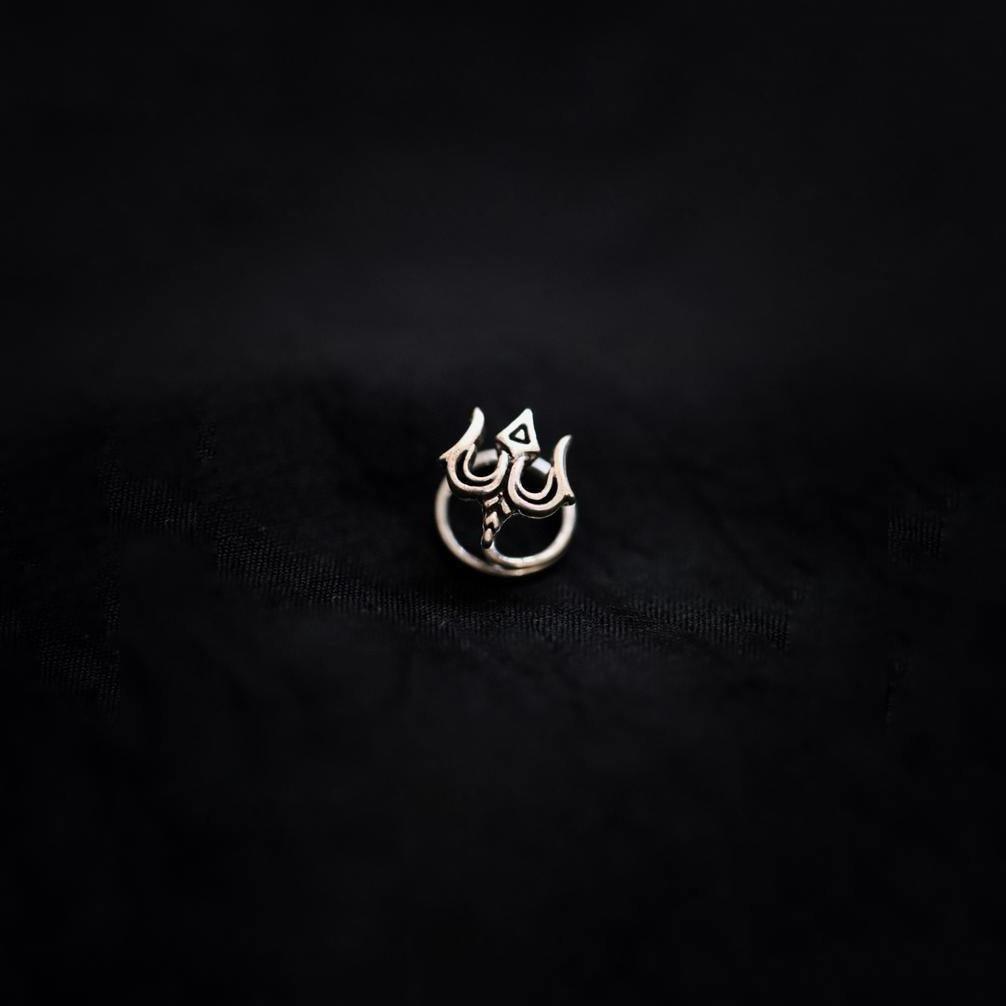 Trishul Nosepin (wire or Clip - on) - Smith JewelsNose Accessories