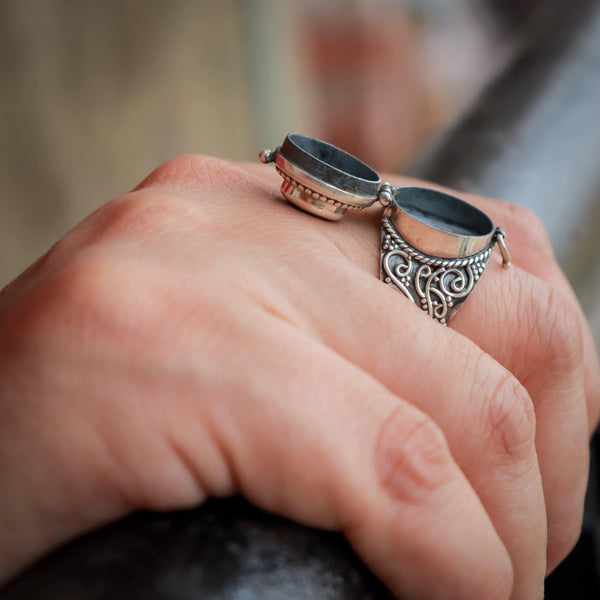 Unisex Green Box Perfume/ Poison Ring - Smith Jewels