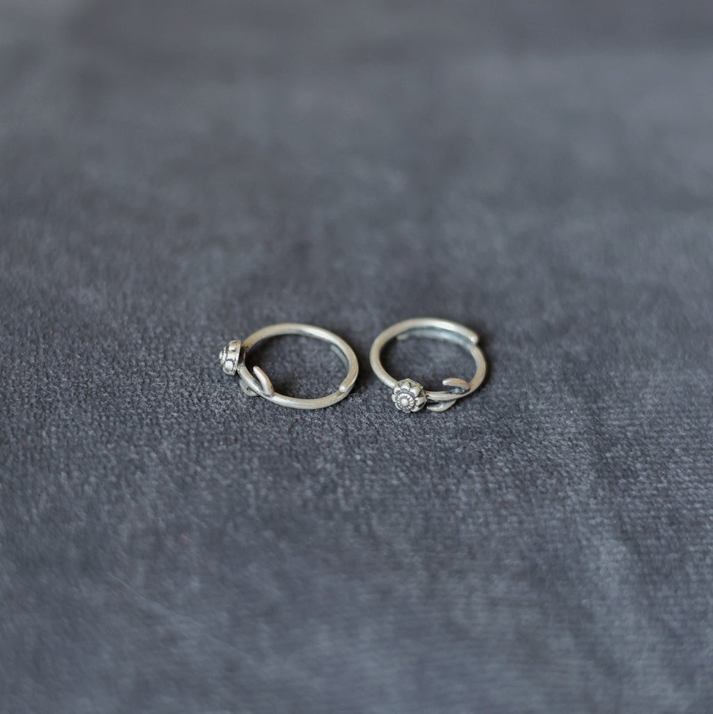 Wild Flower Toe - Rings (Pair) - Smith JewelsToering